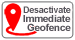 Désactiver la géofence